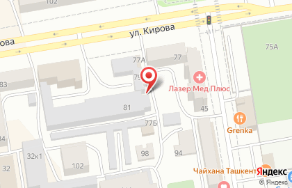 1C на улице Кирова на карте