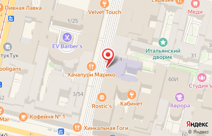 Терминал Банк Санкт-Петербург на Малой Садовой улице, 6 на карте