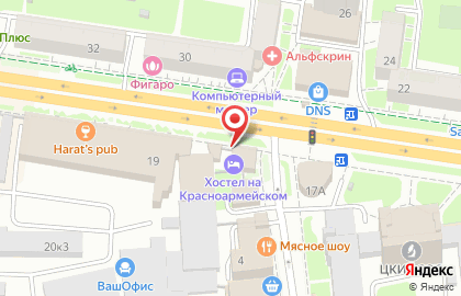 Магазин фастфудной продукции на Красноармейском проспекте на карте