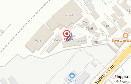 Оптовая фирма Ас-м в Заводском районе на карте