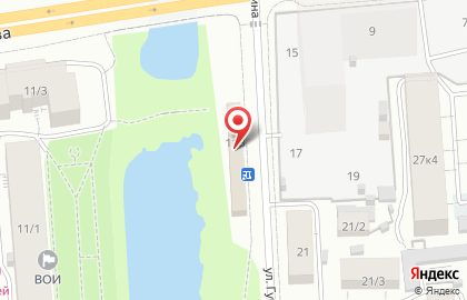 Супермаркет Алмаз на улице Губина на карте