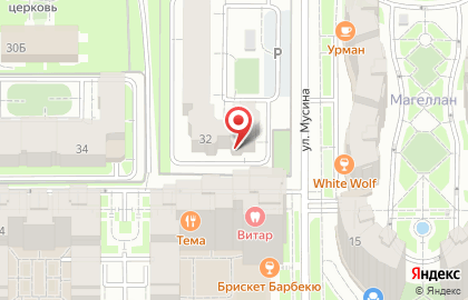 Компания Шелвуд в Ново-Савиновском районе на карте