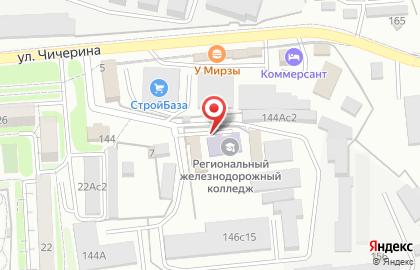 Участковая избирательная комиссия №2835 на улице Чичерина на карте