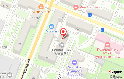 Управление Пенсионного фонда РФ в Кронштадтском районе на карте