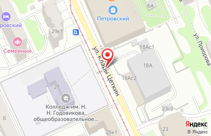 Компания по подбору автоэмалей на улице Клары Цеткин на карте