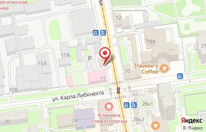 Салон оптики Симбирский взгляд на улице Железной Дивизии на карте