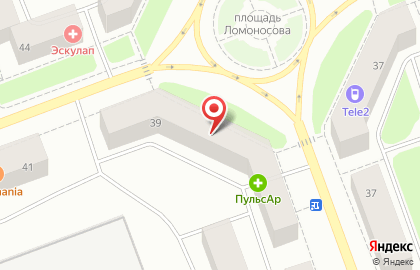 ОАО Банкомат, Московский Индустриальный Банк на улице Ломоносова на карте