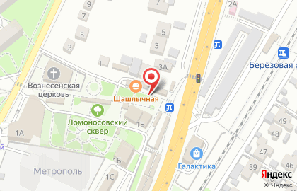 Магазин Родные просторы в Центральном районе на карте