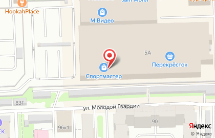 Спортивный магазин Спортмастер на улице Горького на карте