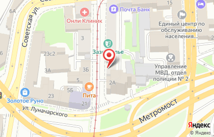Отделение почтовой связи Почта России на Канавинской улице на карте