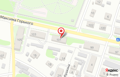 Агентство недвижимости Содружество на улице М.Горького на карте