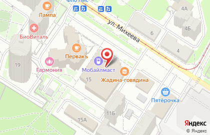 Агентство интернет-маркетинга Лаборатория Бизнеса на улице Михеева на карте