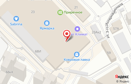 Магазин Фабрика дверей на Донбасской улице, 23 на карте