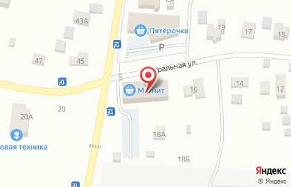 Кафе Шаверма на Центральной улице на карте