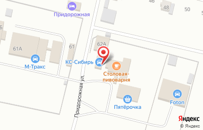 ООО Комплект-Сервис на Придорожной улице на карте