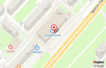 Ювелирная мастерская Золотой фрегат на проспекте Гагарина на карте