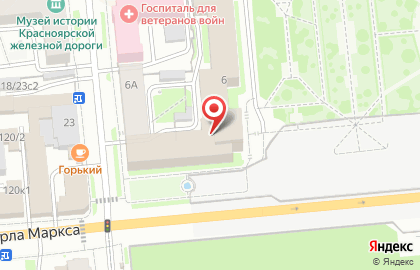 Банк ВТБ 24 на улице Горького на карте