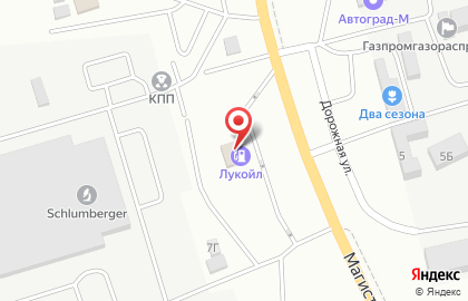 АЗС, ООО Лукойл-Нижневолжскнефтепродукт на Магистралиной улице на карте