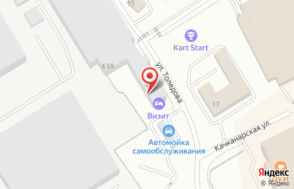 Производственная компания Бетонгрупп в Верх-Исетском районе на карте