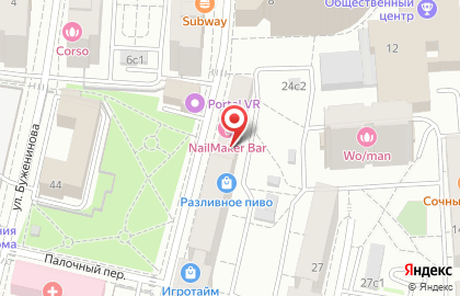 Студия маникюра NailMaker Bar Преображенская площадь на карте