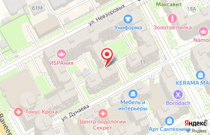 Группа компаний Выбор на улице Невзоровых на карте