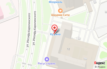 Аптека Планета Здоровья на улице Иосифа Каролинского, 12 на карте