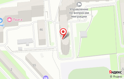 Магазин у дома Бристоль в Пушкино на карте