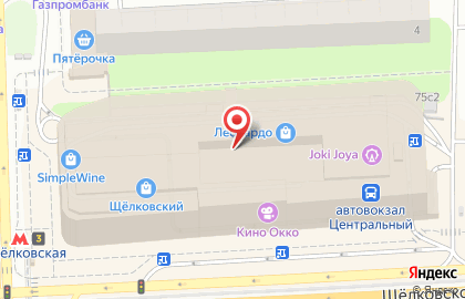 Магазин свежей косметики ручной работы Lush на Щёлковском шоссе на карте