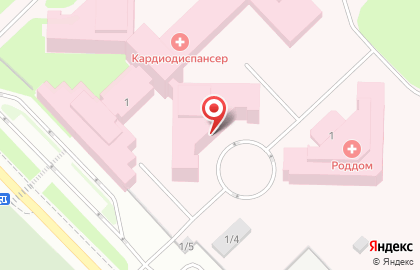 Клинический кардиологический диспансер на улице Маркова на карте