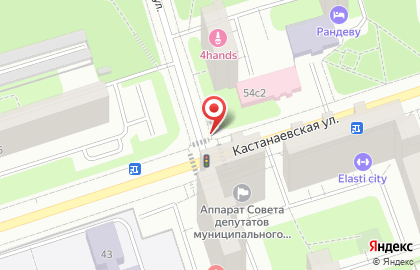 Рублевский на Кастанаевской улице на карте