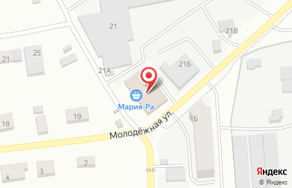 Магазин Мясоед на Молодёжной улице на карте