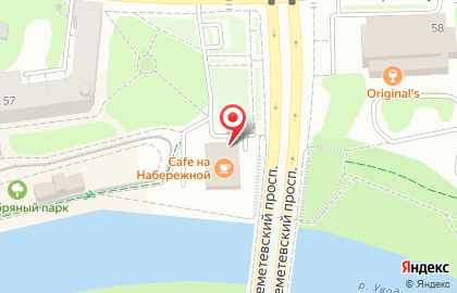 Киоск фастфудной продукции на Шереметевском проспекте на карте