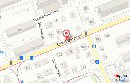 Саратовский городской психоневрологический диспансер на Огородной улице на карте