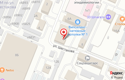 Кодекс-Томь на улице Шестакова на карте