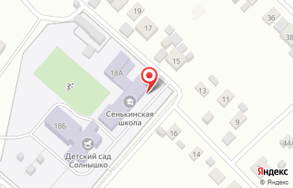 Сенькинская средняя общеобразовательная школа на карте