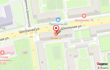 Солярий в Приморском районе на карте