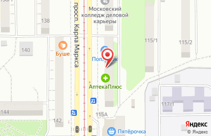 Магазин медицинских товаров Медтехника в Правобережном районе на карте
