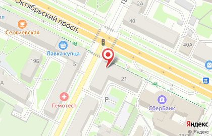 Продуктовый магазин Фондор-Невский на карте