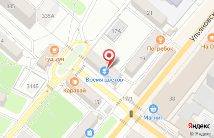 Гранит Памяти на Ульяновском шоссе на карте