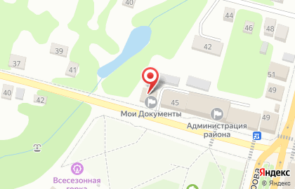 Многофункциональный центр Мои Документы на улице Луначарского на карте