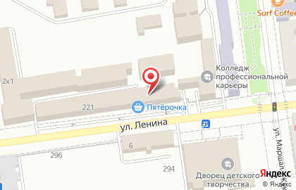 АКБ Банк Москвы на улице Ленина на карте