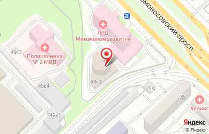 Агентство недвижимости Vysotsky estate на Ломоносовском проспекте на карте