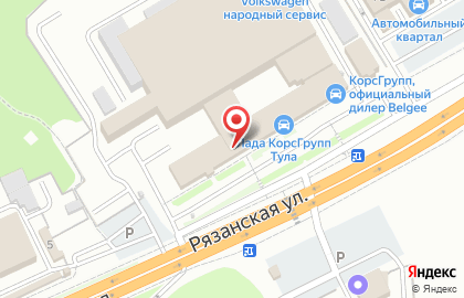 Кафе AutoCity в Центральном районе на карте