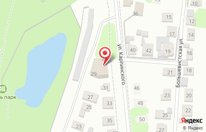 Инжиниринговая компания Шторм на улице Карпинского на карте