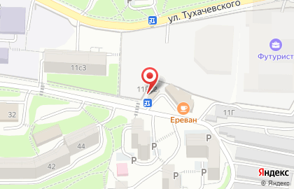 Торговый комплекс Карбышева 11 на карте