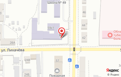 Челябинский государственный колледж индустрии питания и торговли на улице Борьбы на карте