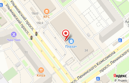 Оптово-розничная цветочная база Клумба на проспекте Ленинского Комсомола на карте