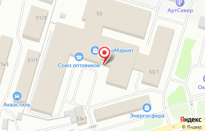 Магазин фруктов и овощей Звезда на карте