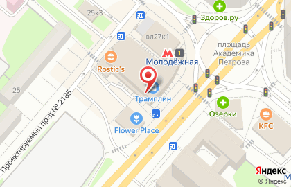 Микрокредитная компания Займ-Экспресс на метро Молодёжная на карте