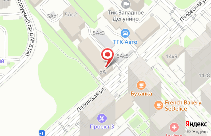 Торгово-производственная компания Veles в Западном Дегунино на карте